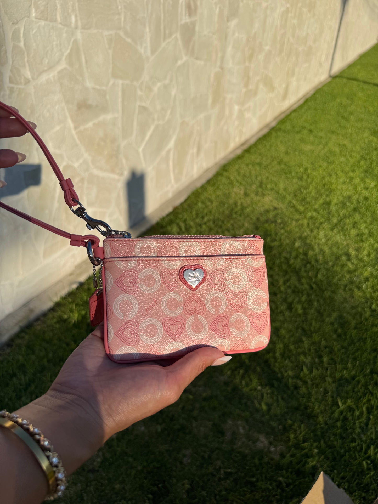 Coach Waverly Heart Small Wristlet