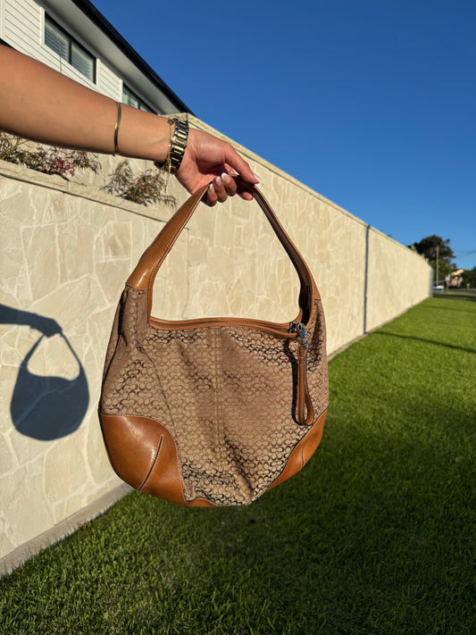 Coach Signature Hobo Bag