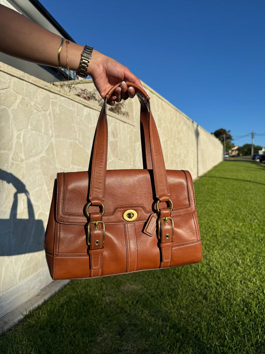 Coach Vintage Hamptons turnlock bag