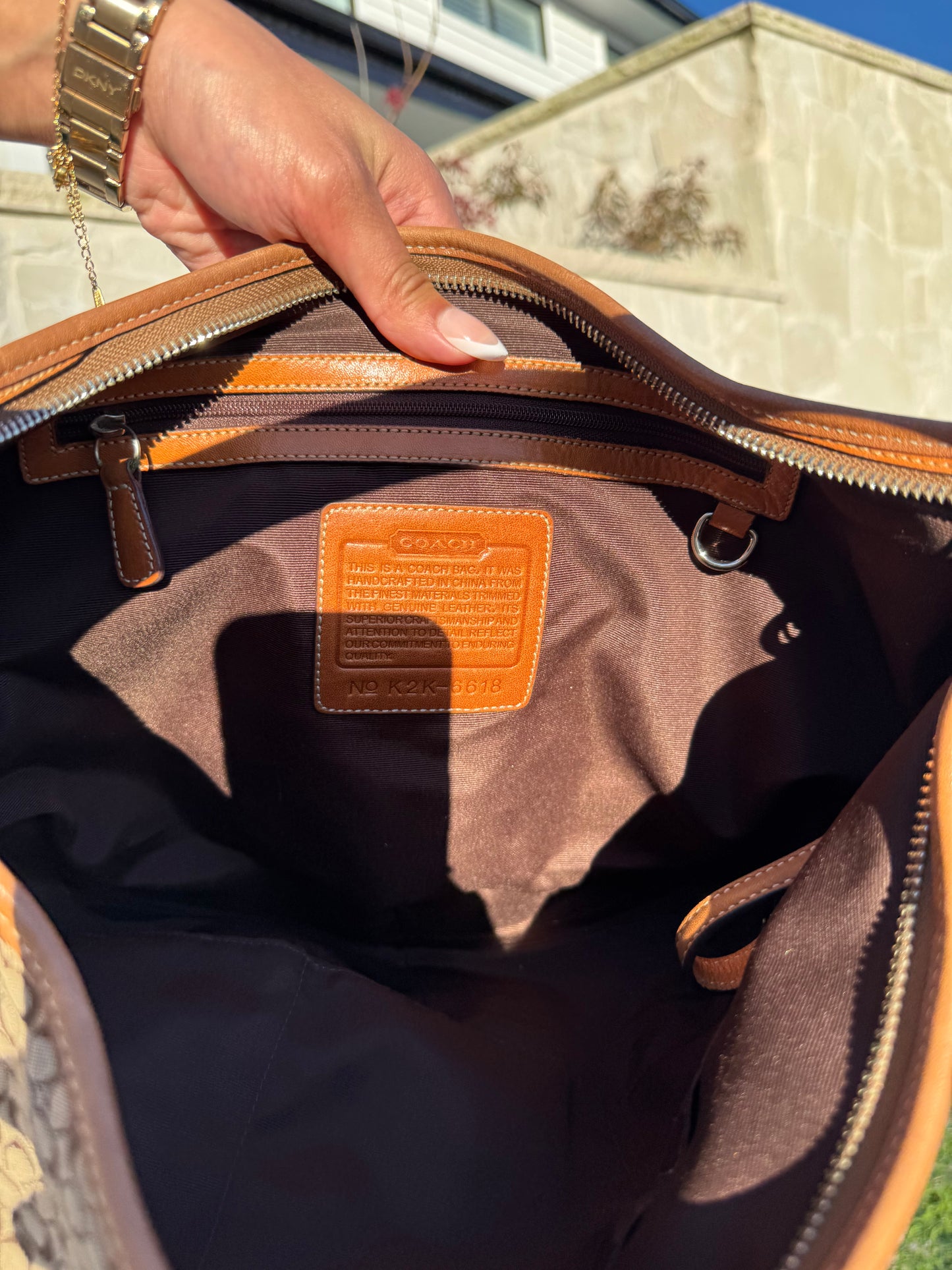 Coach Signature Hobo Bag